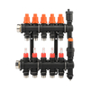 Plastic manifold water floor heating