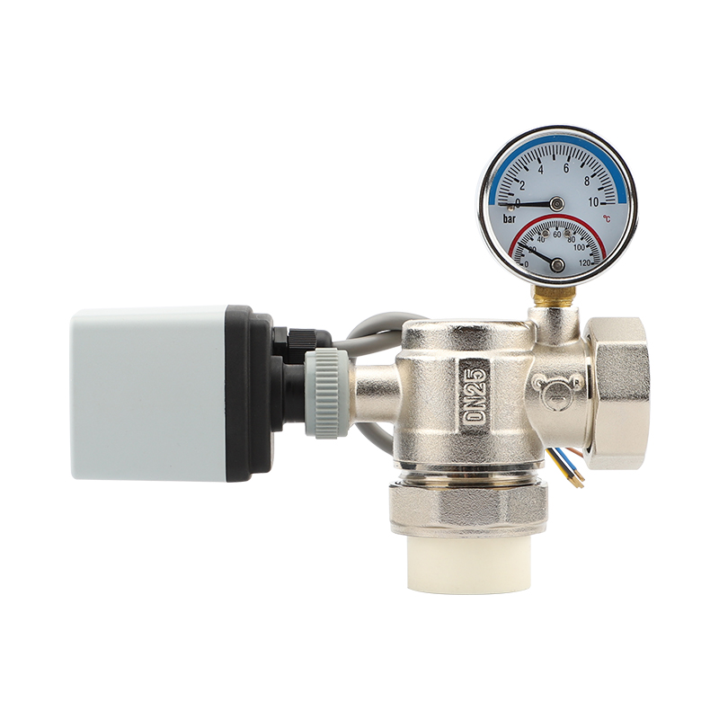 Floor heating manifold Angle valve