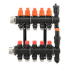 Hvac floor heating water pipes