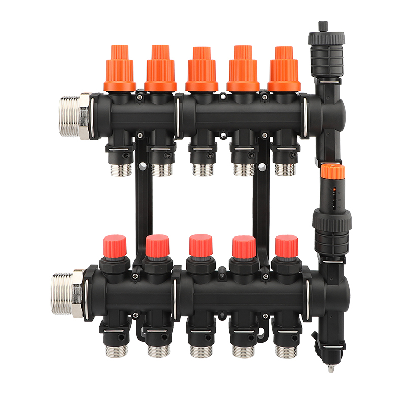 Hvac floor heating water pipes