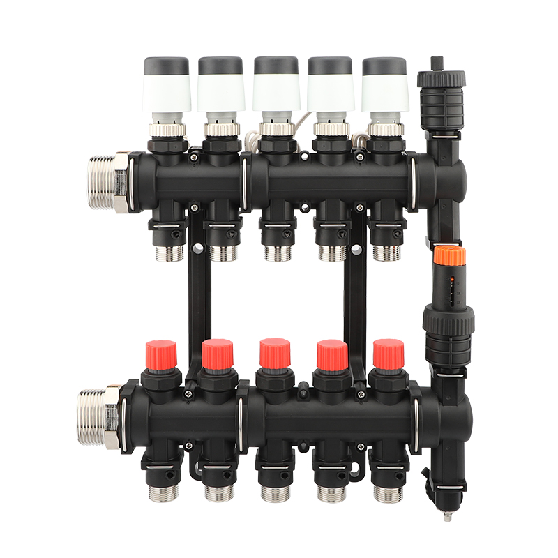 Hvac floor heating water pipes