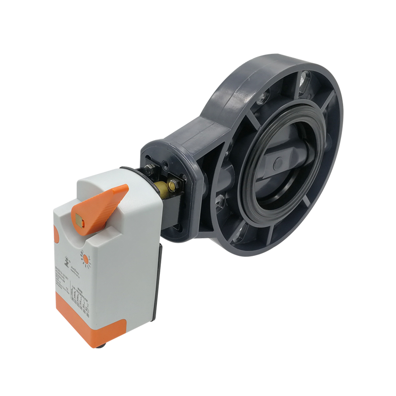 DN50-DN100 UPVC Electric butterfly valve