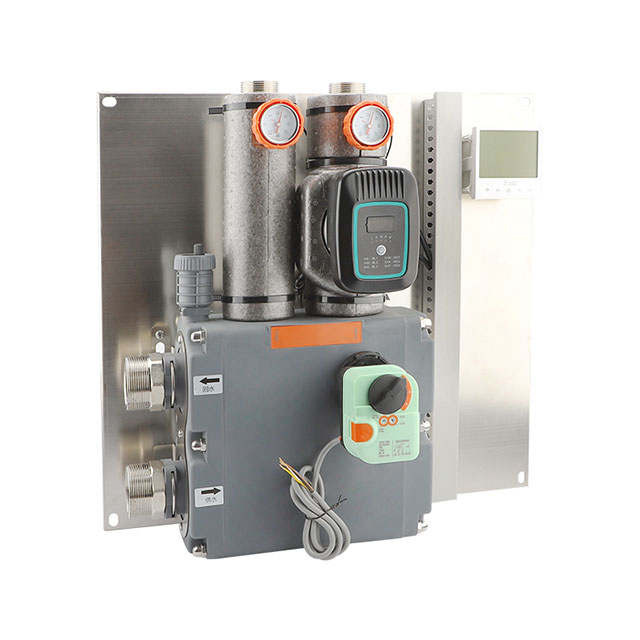 Hvac temperature control pump station
