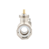 DN15 two-way Valve Body Pipe thread G Nickel plated brass