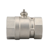 DN50 two-way Valve Body Pipe thread G Stainless steel