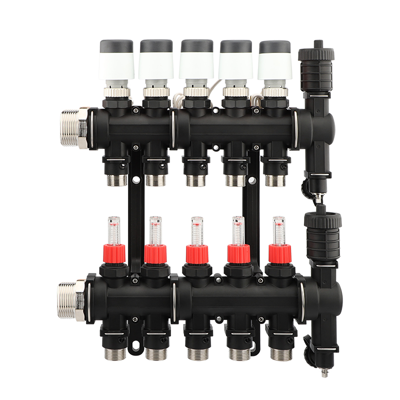 Hvac floor heating water pipes