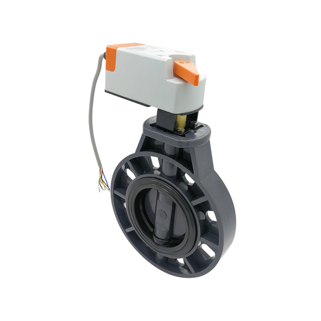DN50-DN100 UPVC Electric butterfly valve