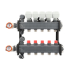 The water manifold of the floor heating system is equipped with a pressure difference bypass device