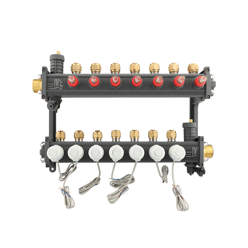 A manifold with an electric heating actuator
