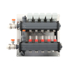 Install the water manifold of the ceiling-mounted radiant mixed water module on the wall