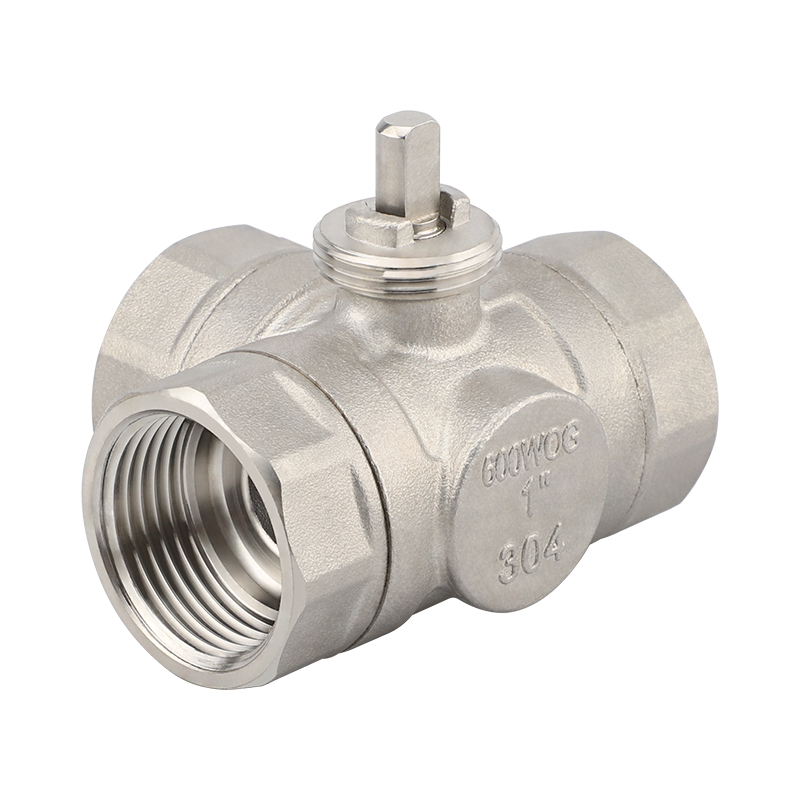 DN20 Three-way Stainless steel