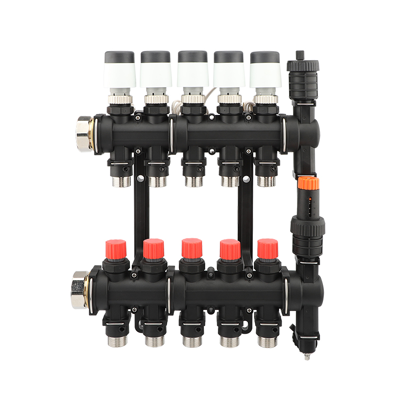 Hvac floor heating water pipes