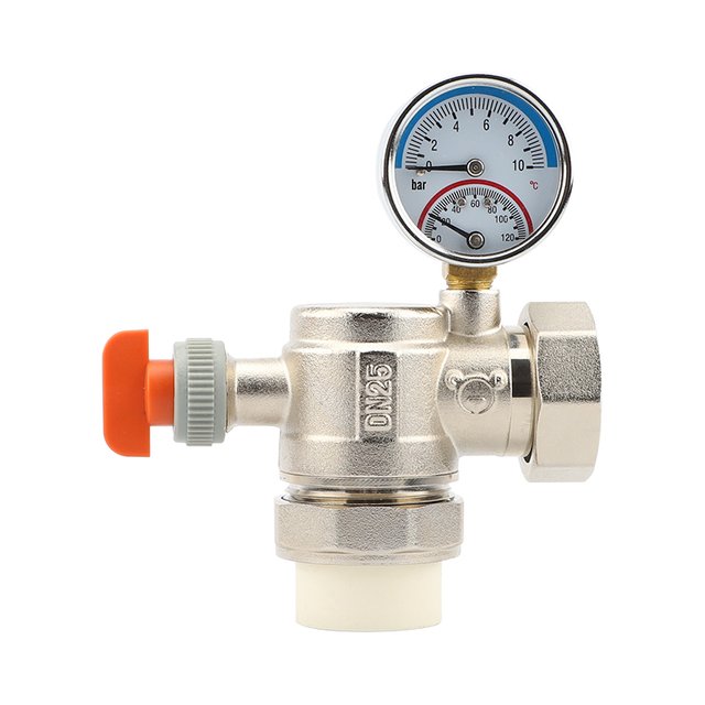 Floor heating manifold Angle valve