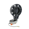 DN50-DN100 UPVC Electric butterfly valve