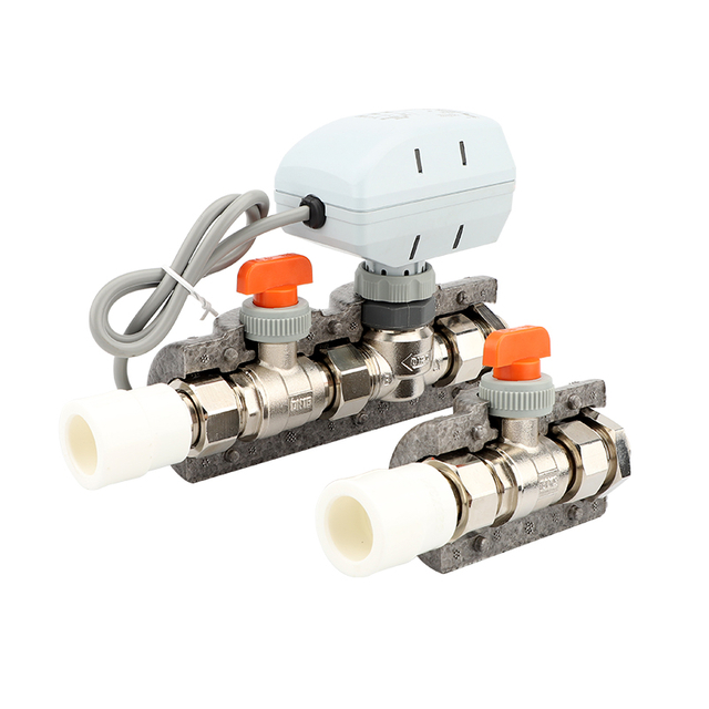 Fan coil electric valve assembly