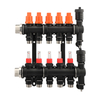 Floor heating water flow distributor
